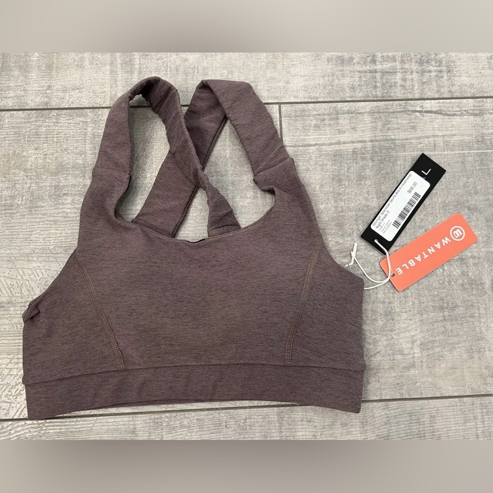 NWT Women’s Interval Stronger Spacedye Sports Bra Heathered Night Small $68